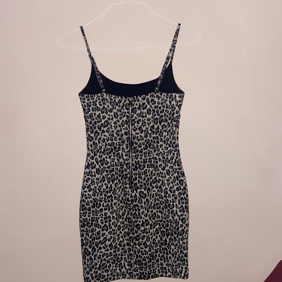 Mini leopard print dress from Dynamite. Barely worn. - Picture 2 of 2